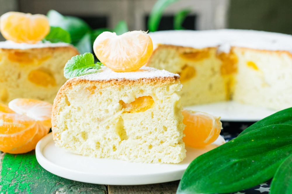 Tangerine Cake Sharlotka