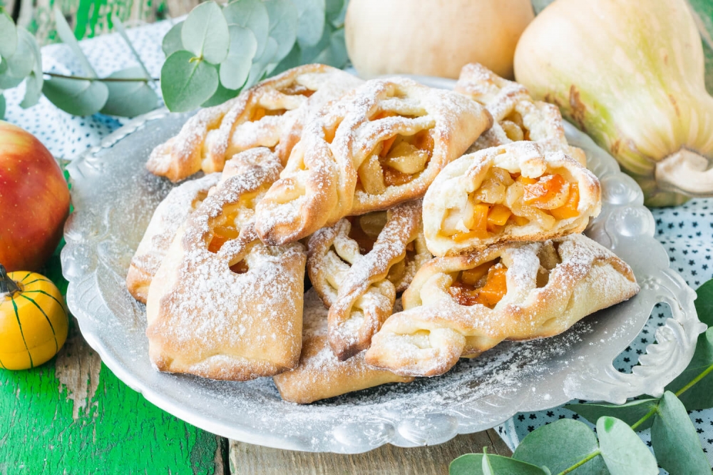 Apples Pumpkin Cottage Cheese Turnovers