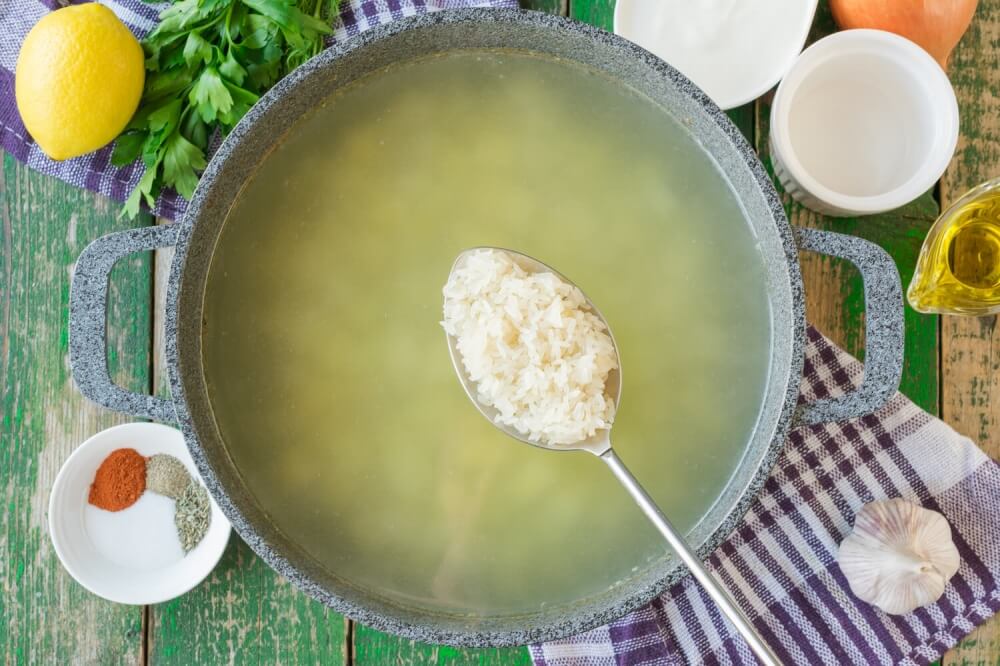 Mackerel Rice Soup
