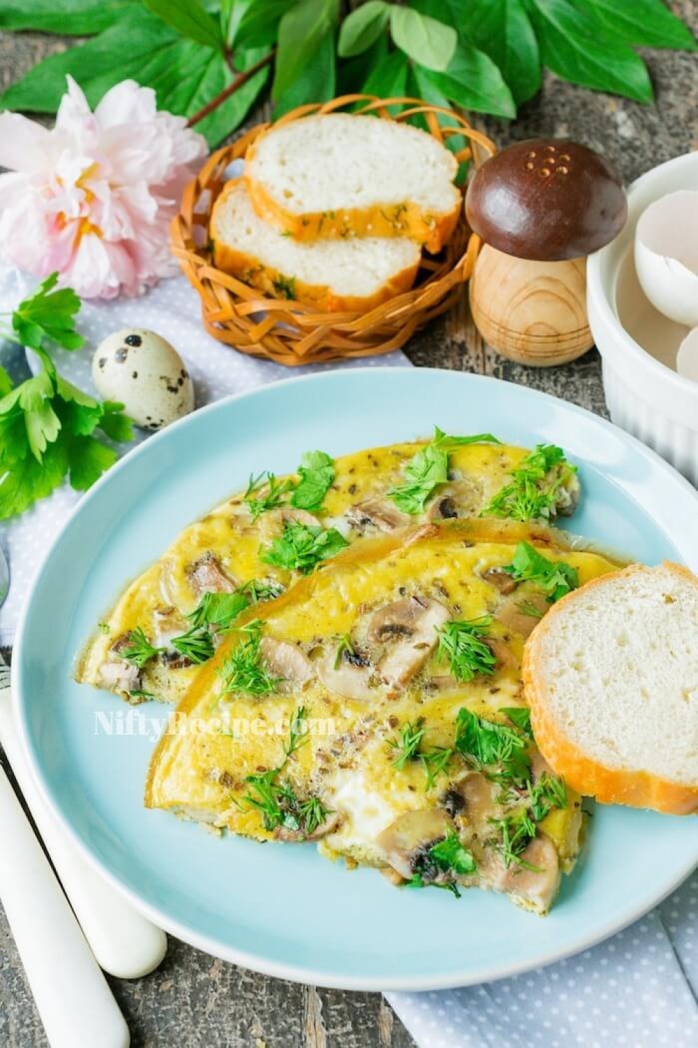 Omelette with Mushrooms