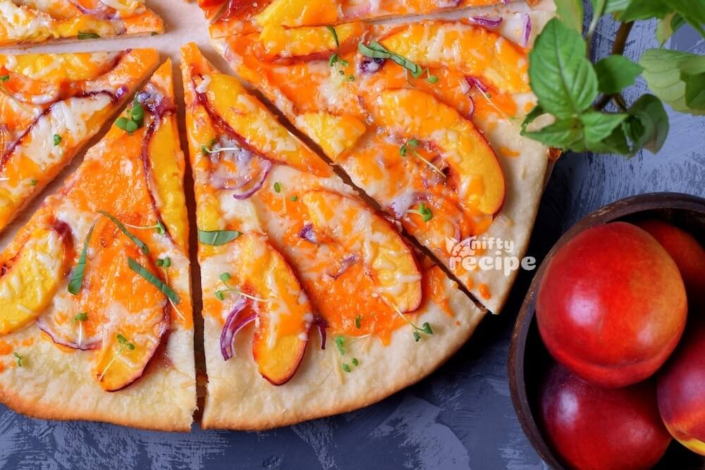 Pizza with Nectarine
