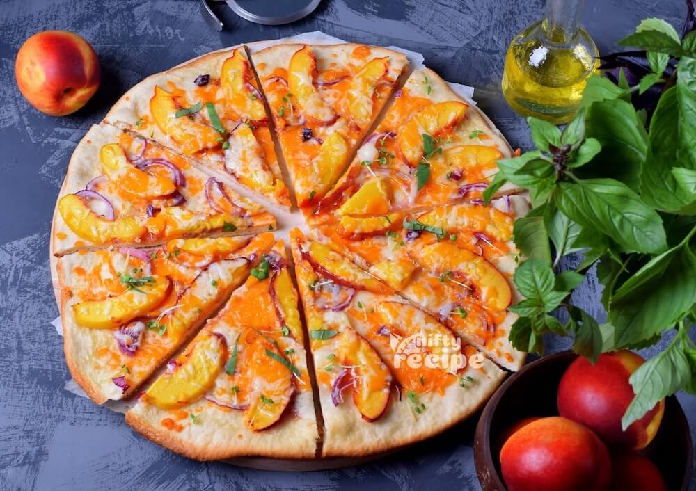 Pizza with Nectarine