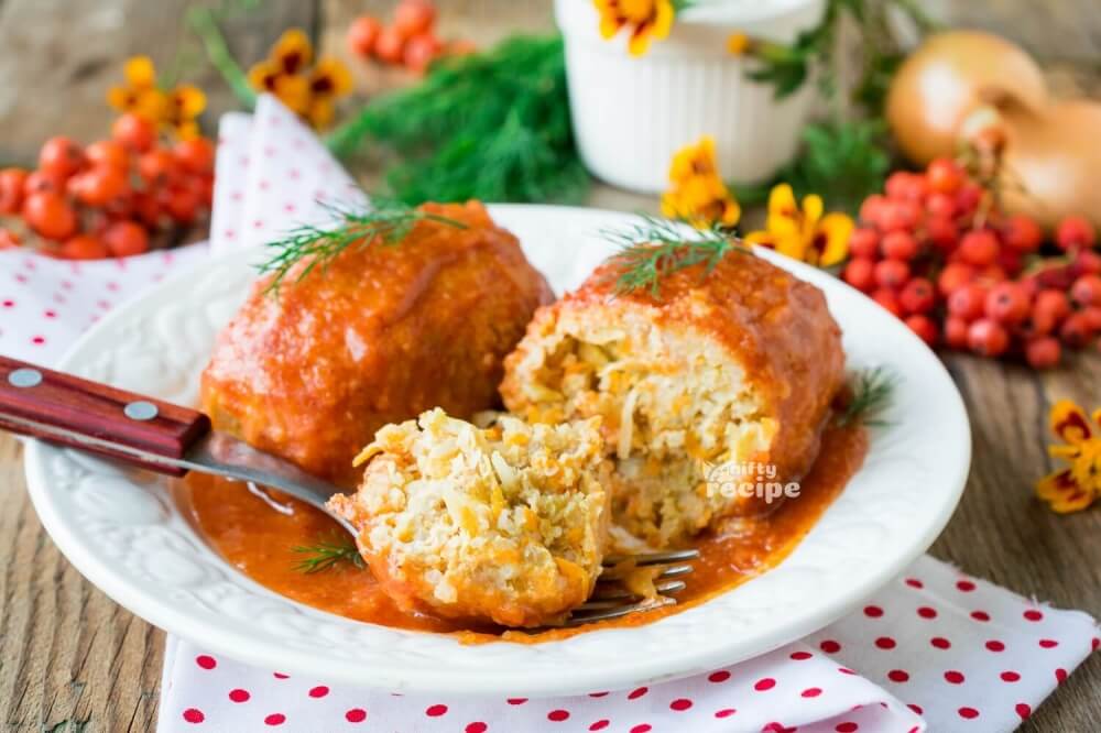 Lazy Stuffed Cabbage in Tomato Sauce