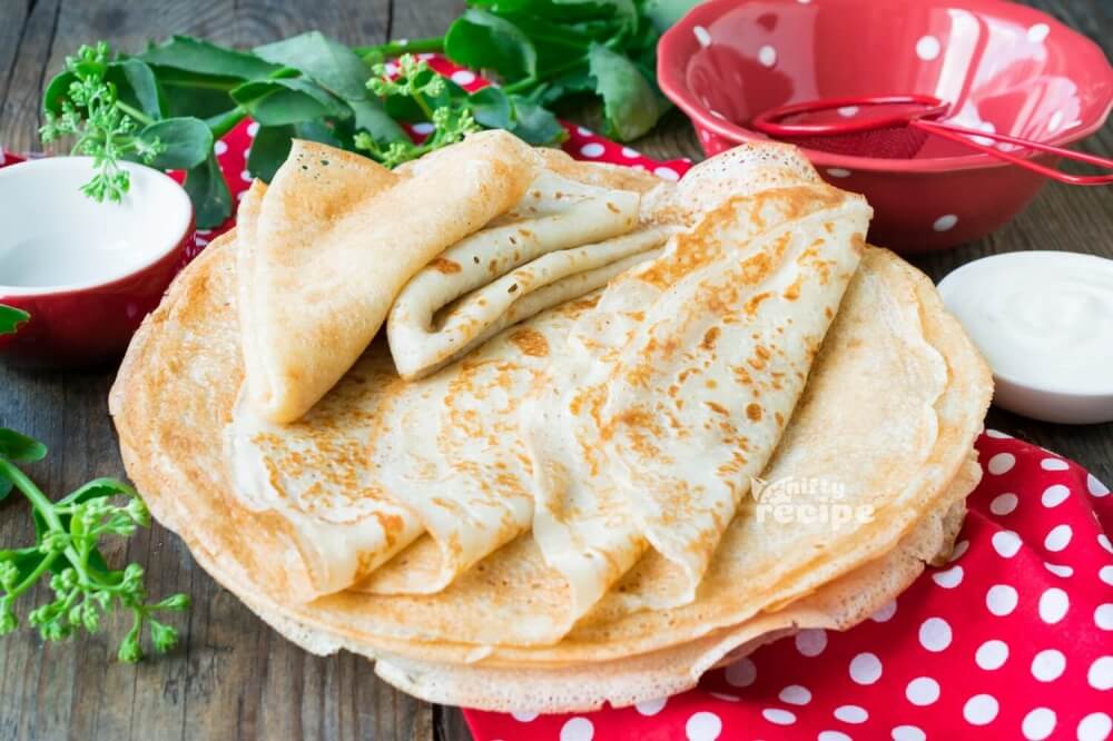 Easy Eggless Crepes