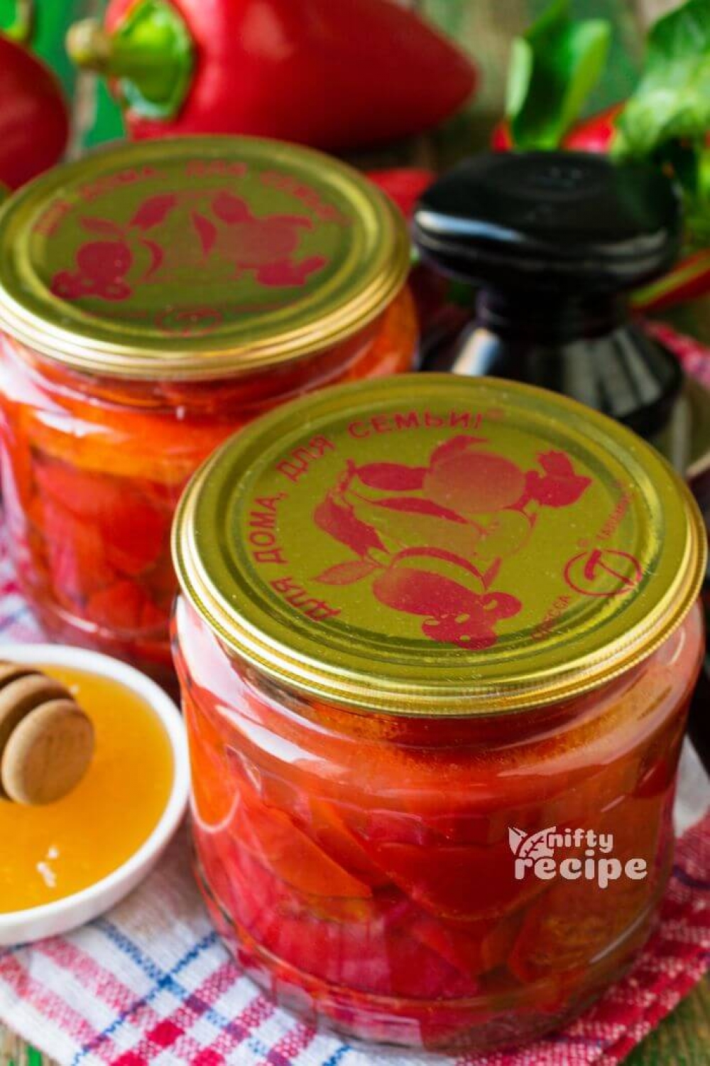 Pickled Peppers with Honey