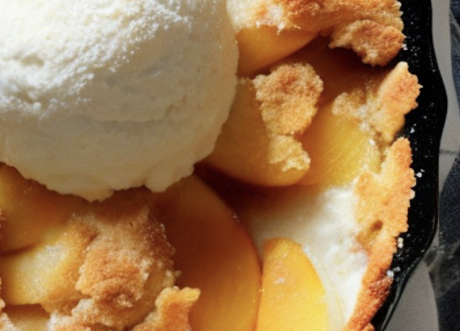 Indulge in Summer Bliss with Homemade Peach Cobbler: A Sweet Treat for All