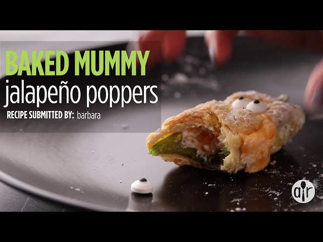 How to Make Baked Mummy Halloween Poppers