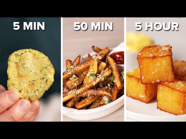 5-Min Vs. 50-Min Vs. 5-Hour Crispy Potatoes