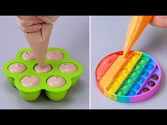 How To Make Rainbow Cake Decorating Ideas