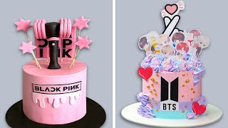 BTS vs BLACKPINK Cake Amazing Cake for ARMY and BLINK Decorating Ideas