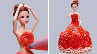 Easy and Beautiful Barbie Doll Cake Design