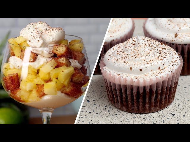 Churro Eton Mess and Mexican-Inspired Chocolate Cupcakes