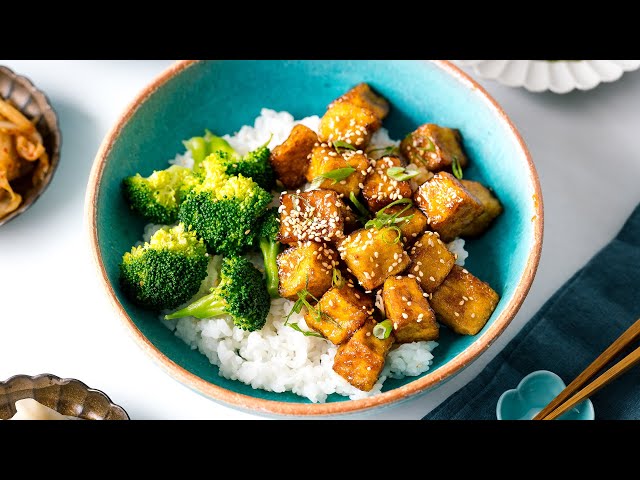 Pan-Fried Teriyaki Tofu Bowl