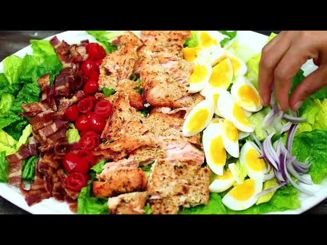 Healthy Salmon Cobb Salad