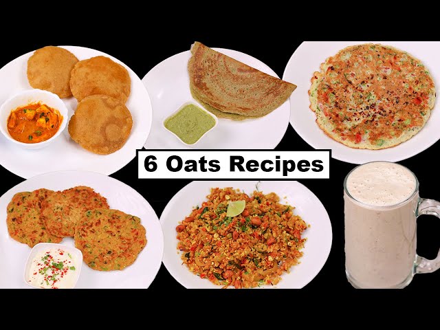 6 Oats Breakfast Recipes