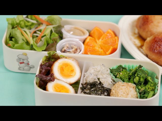 Bento with Meat-Wrapped Eggs