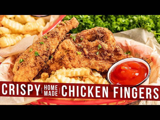 Crispy Homemade Chicken Fingers