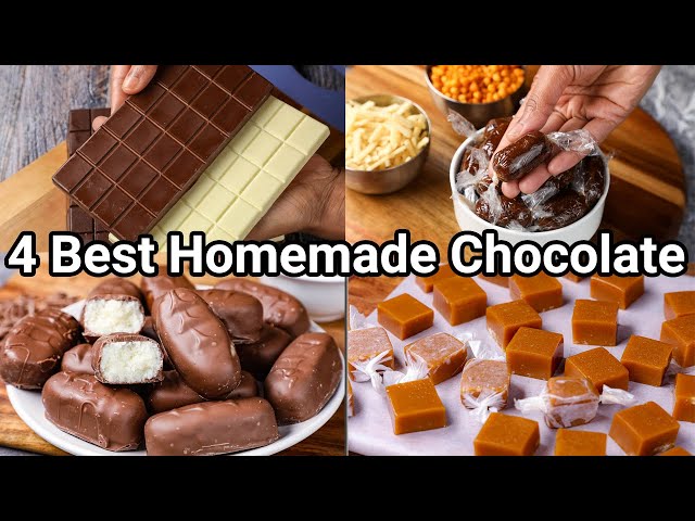 Homemade Chocolate Bars & Toffee
