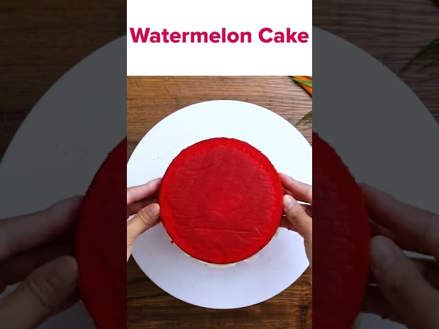 Decorating  Watermelon Cake