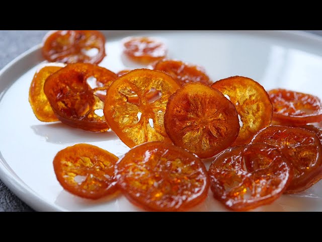 Amber-colored Lemon peel