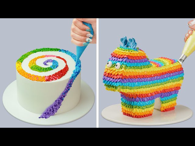Top 10 Colorful Cake Decorating Tutorials Ideas