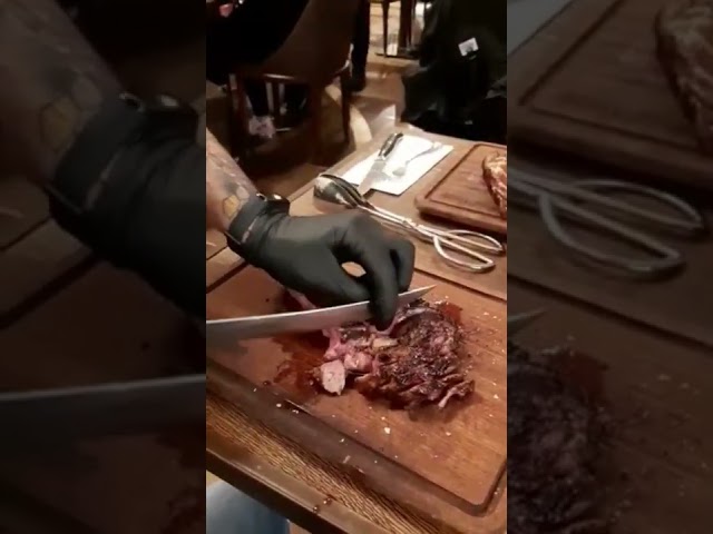 Famous Steak at Restaurant