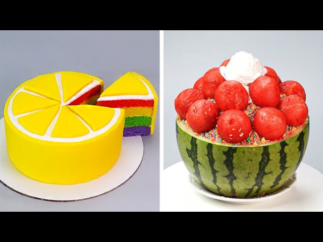 Fruits Cake Decorating For The Summer