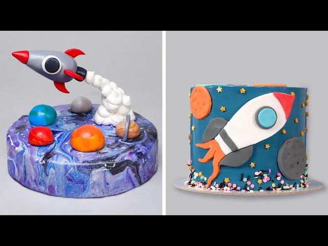Rocket Ship Cake For Party