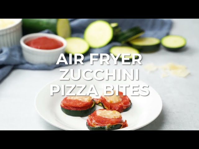 Zucchini Air Fryer Pizza