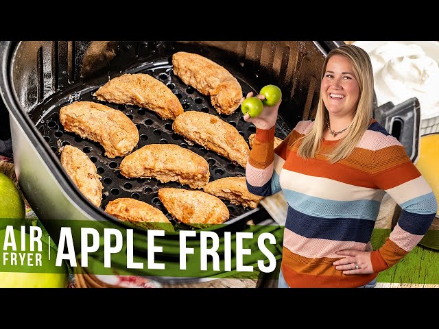 Air fryer apple fries