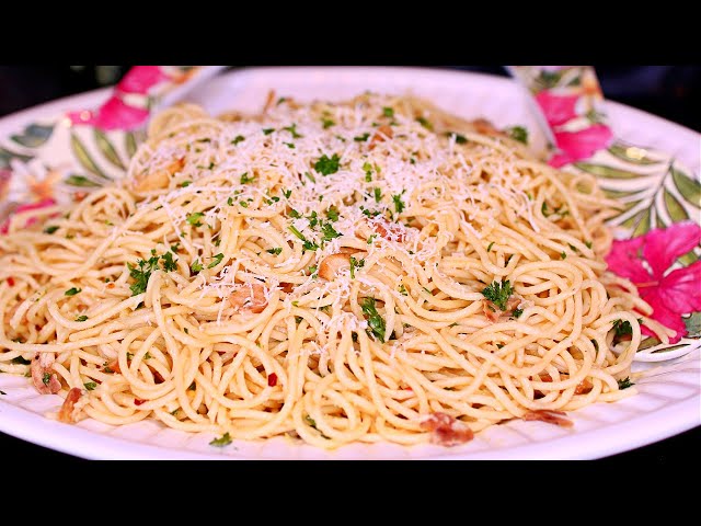 Garlic Spaghetti with Olive Oil