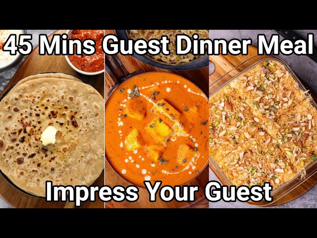 Curry, Paratha & Dessert Combo Guest Meal