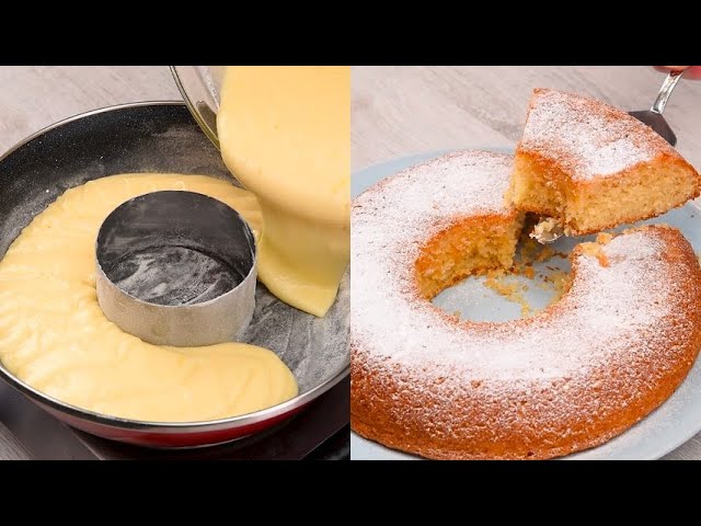 Bundt cake in a pan