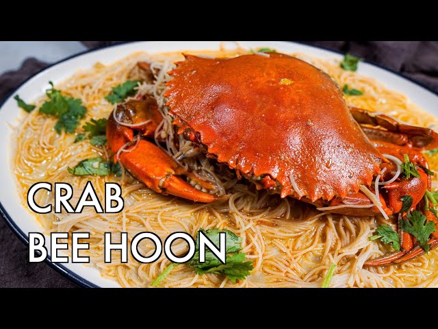 Singapore Crab Bee Hoon at home