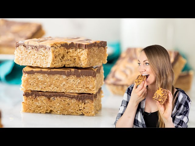 Rice Crispy Treats with Chocolate and Butterscotch
