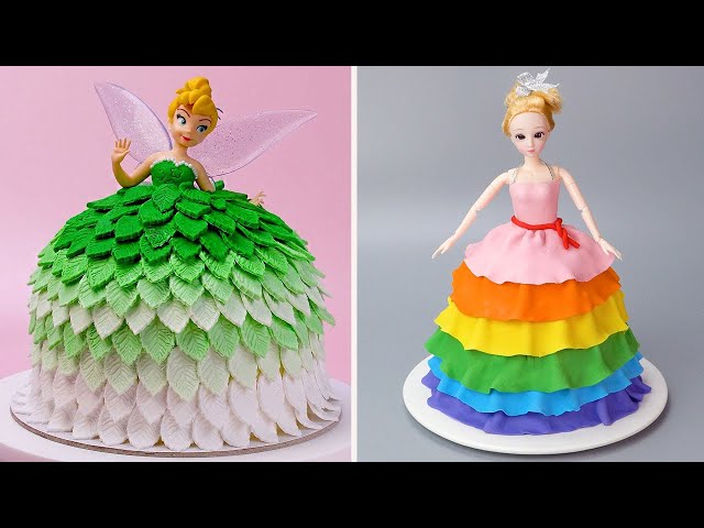 Decorating a Pretty Princess Cake