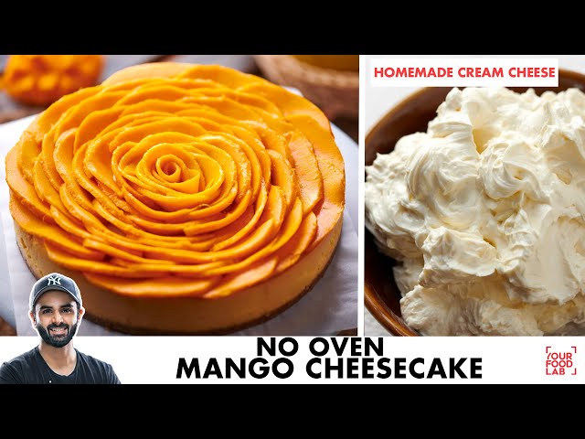 No Oven Mango Cheesecake