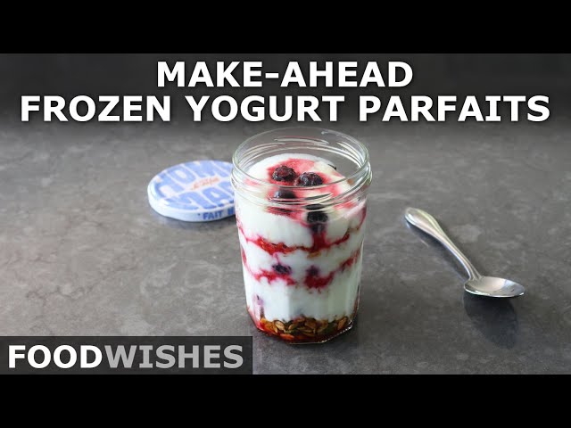 Frozen Yogurt Parfaits
