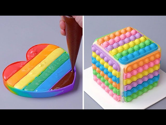 Tasty Colorful Cake Decorating Ideas