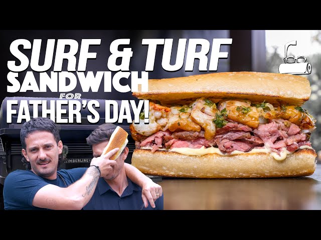 Surf & Turf Sandwich On The Traeger