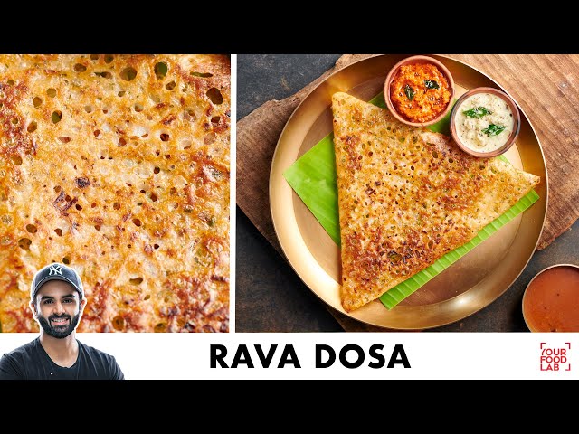Crispy Rava Dosa Recipe with Tips