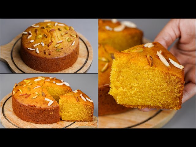 Mango Suji Cake Recipe