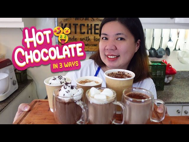 Hot Chocolate Recipe pang Negosyo