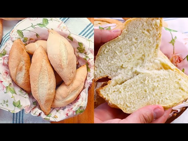 Homemade pointed bread