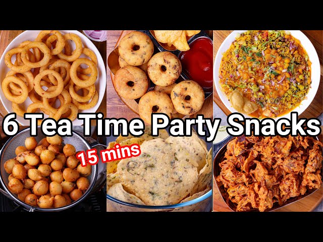 Tea Time Party Snacks in 15 Mins