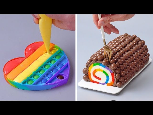Colorful Chocolate Cake Decorating Ideas