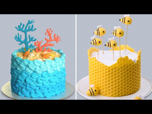 Homemade Easy Colorful Cake Design Ideas