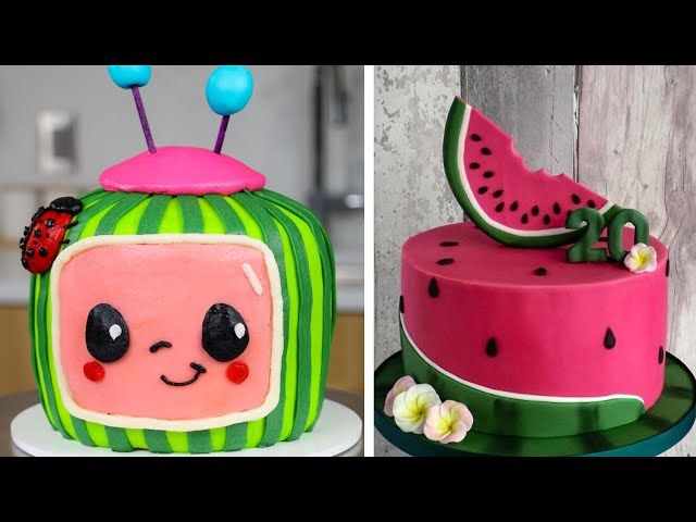 Delicious Watermelon Cake Decorating