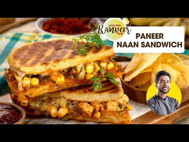 Spicy Paneer Naan Sandwich