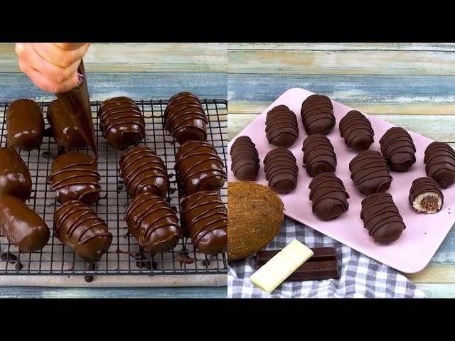 Coconut chocolate bars